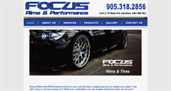 Desktop Screenshot of focusperformance.ca